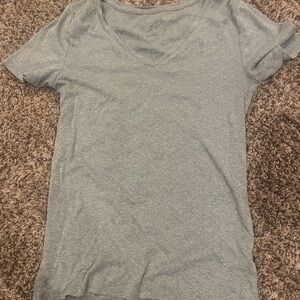 a new day Heather Gray V-Neck Short Sleeve Tee